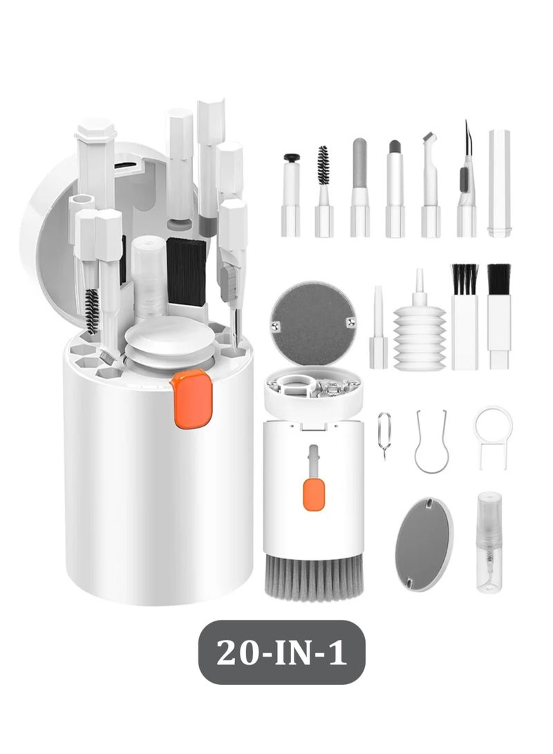 Electronic Cleaning Kit, 20-in-1 Keyboard Cleaning Tool, Suitable for Cleaning Computers, Mobile Phones, TV Screens  - Image 1