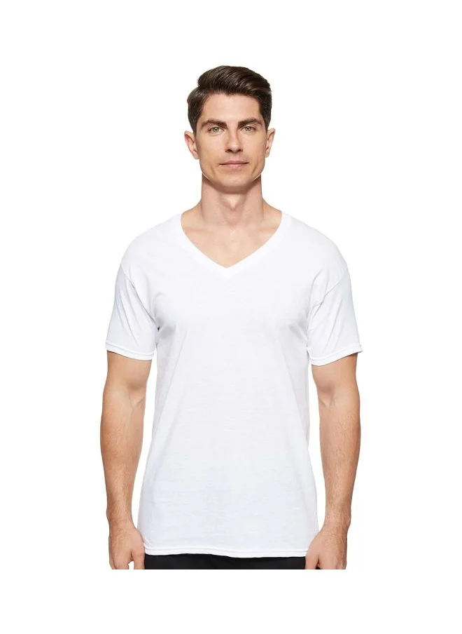 هينز Hanes Mens 3 Pack V Neck T Shirt