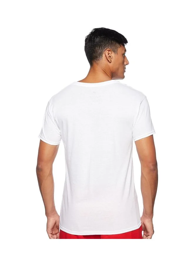 هينز Hanes Mens 3 Pack V Neck T Shirt