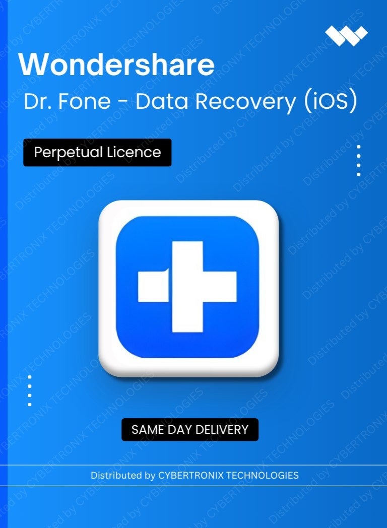 واندرشير د.فون - استعادة البيانات (iOS) | ترخيص دائم | ترخيص رقمي | توصيل في نفس اليوم