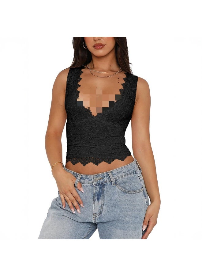 KUYING New Fashionable Lace Vest - Image 1