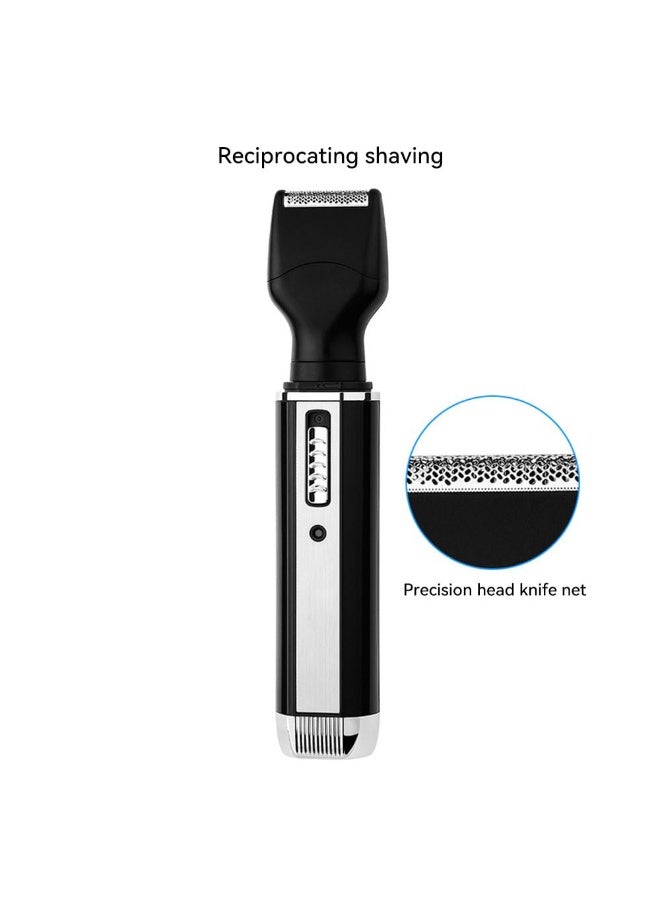 دالينغ ماكينة حلاقة شعر الوجه، ماكينة حلاقة كهربائية متعددة الاستخدامات للرجال، ماكينة حلاقة شعر الوجه القابلة لإعادة الشحن مع شفرة قابلة للشطف للوجه واللحية والرقبة - Image 4