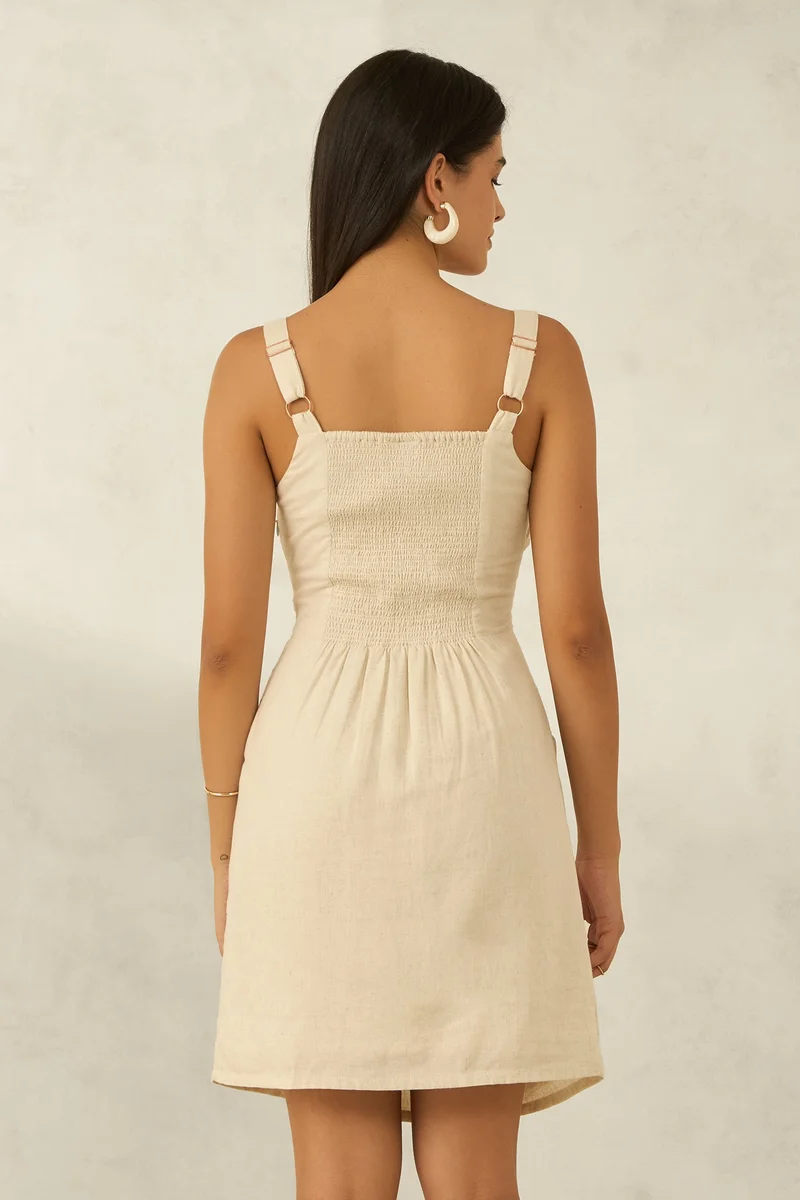 Virgio Square Neck Mini Dress