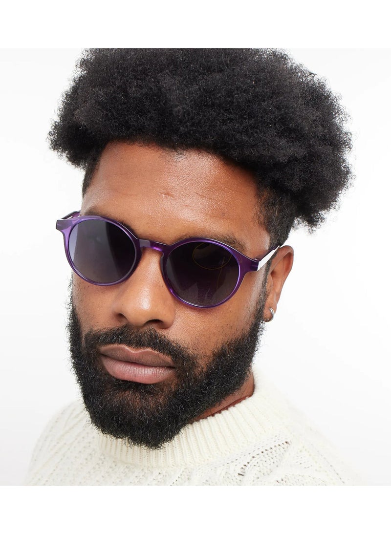 BARNER Le Marais Glossy Midnight Sun - Unisex  Round Sunglasses - Image 3