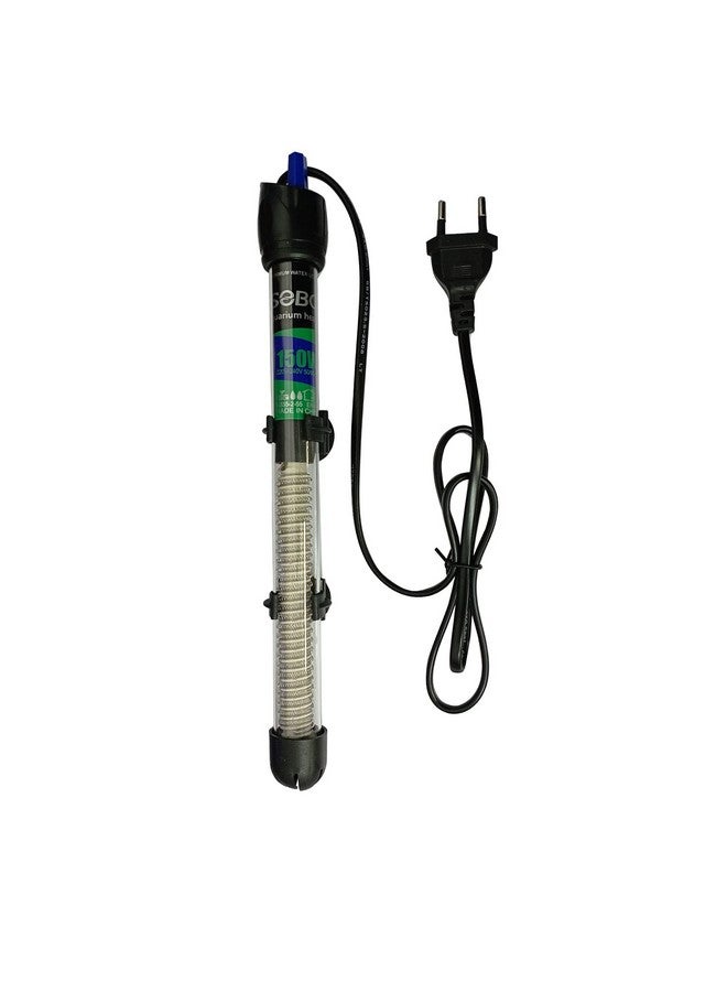 JAINSONS PET PRODUCTS سخان حوض السمك الزجاجي سوبو من جينسونز للمنتجات الحيوانية - سخان حوض سمك قابل للغمر بالكامل / درجة حرارة قابلة للتعديل (20°-32°C) سخان حوض السمك (150 واط) - Image 3