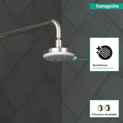 hansgrohe 100 Showerhead E 3-Jet, 2.5 GPM - Image 3