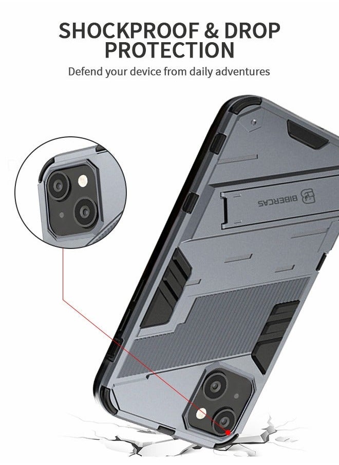 GROIC Compatible With Iphone14 Case, Ultra-thin Phone Case Stand, Armored Drop-resistant Cover Wireless Charging,shockproof Shell Suitable For Iphone 14 6.1 Inches  - Image 5