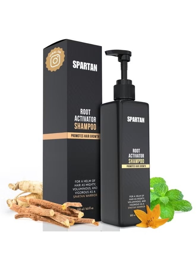 سبارتان شامبو تنشيط الجذر للرجال - شامبو نمو الشعر لتساقط الشعر ورقق الشعر - Image 1