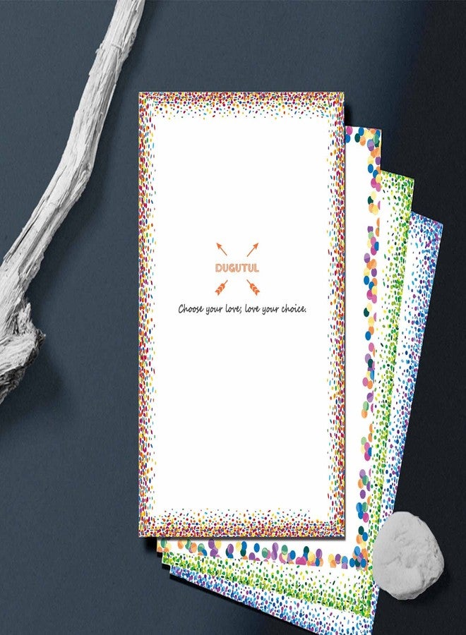 DUGUTUL Thicker Colorful Stationery Paper, Aesthetic Paper 8.5 x 11", 48 Sheets, 6 Styles, Double Sided, Pretty Paper, Decorative Scrapbook Paper, Printer Friendly for Invitations (A - F) - Image 5