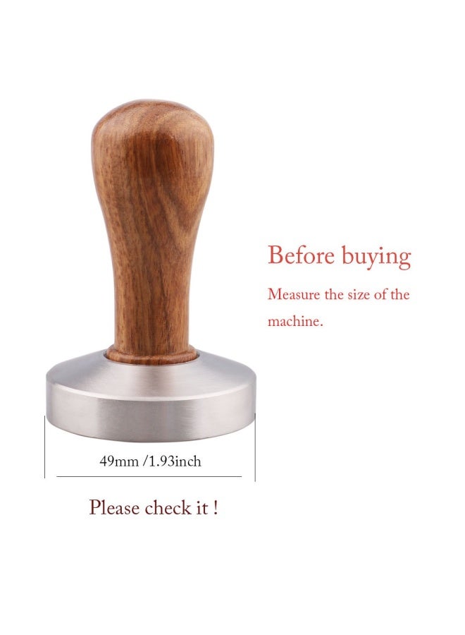 أومغوغو 49 مم - مكبس قهوة من الفولاذ المقاوم للصدأ 49 مم بارستا إسبريسو قاعدة حبوب القهوة ... - Image 3