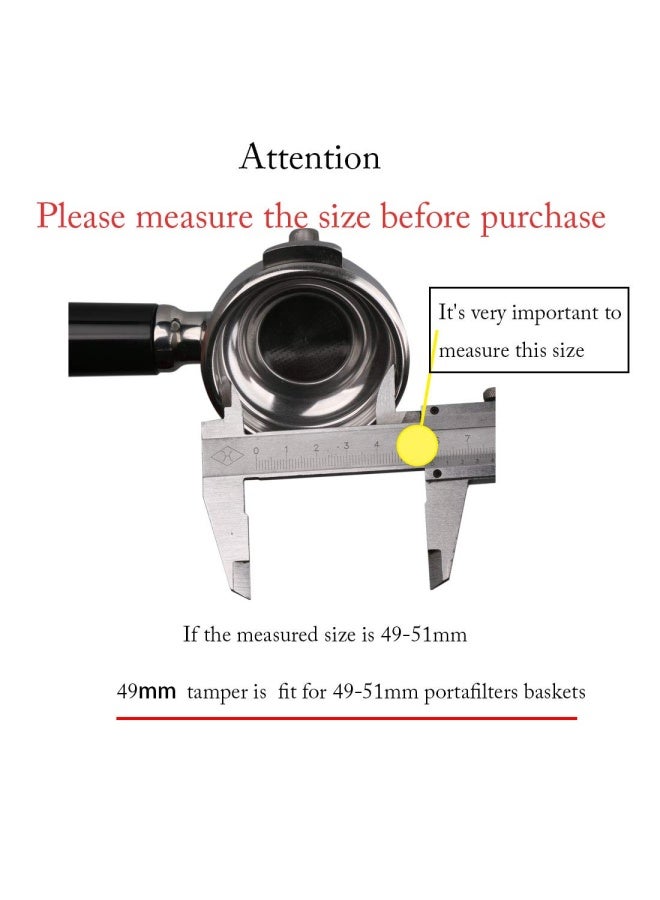 أومغوغو 49 مم - مكبس قهوة من الفولاذ المقاوم للصدأ 49 مم بارستا إسبريسو قاعدة حبوب القهوة ... - Image 4