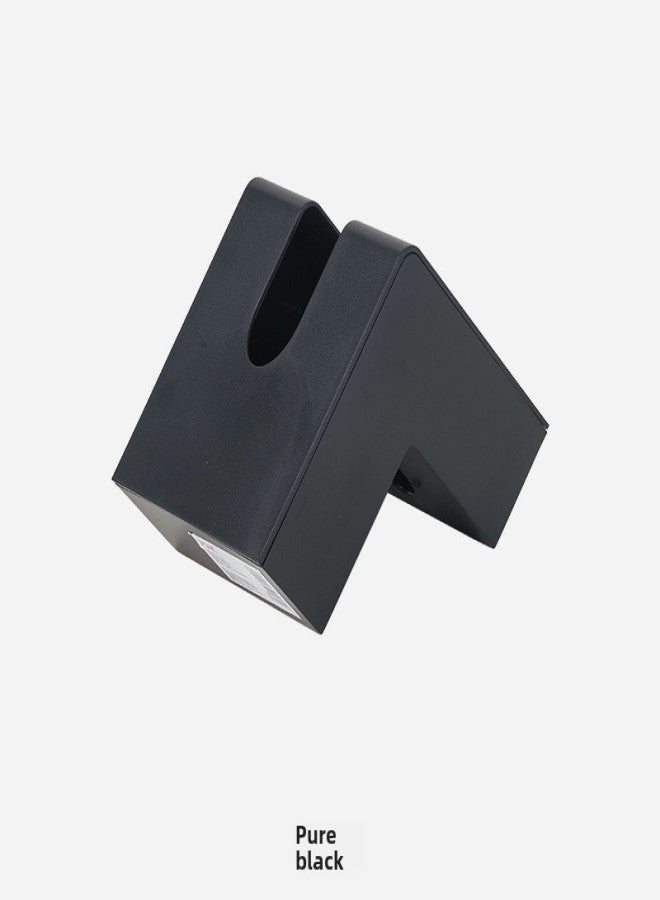 Japanese Style Creative Ins Style Tissue Box Internet Celebrity High-Looking L-Shaped Tissue Box Living Room Facial Tissue Box Wholesale(pure black) - Image 1