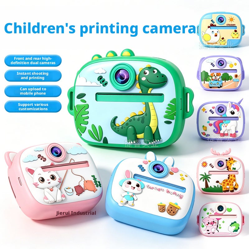 Children's Instant Camera Mini Thermal Paper Printer Digital Camera - Image 1
