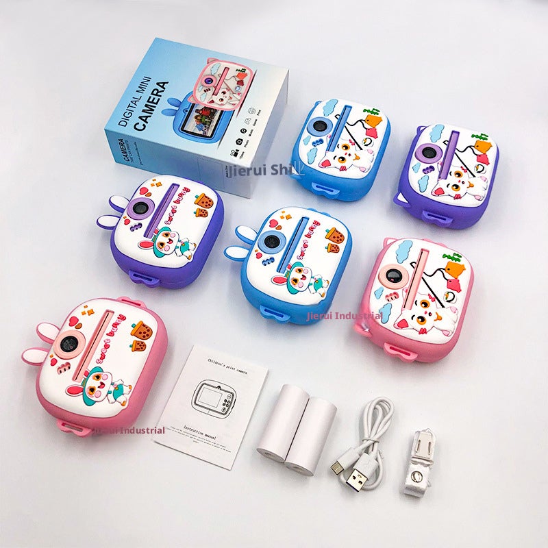 Children's Instant Camera Mini Thermal Paper Printer Digital Camera - Image 5