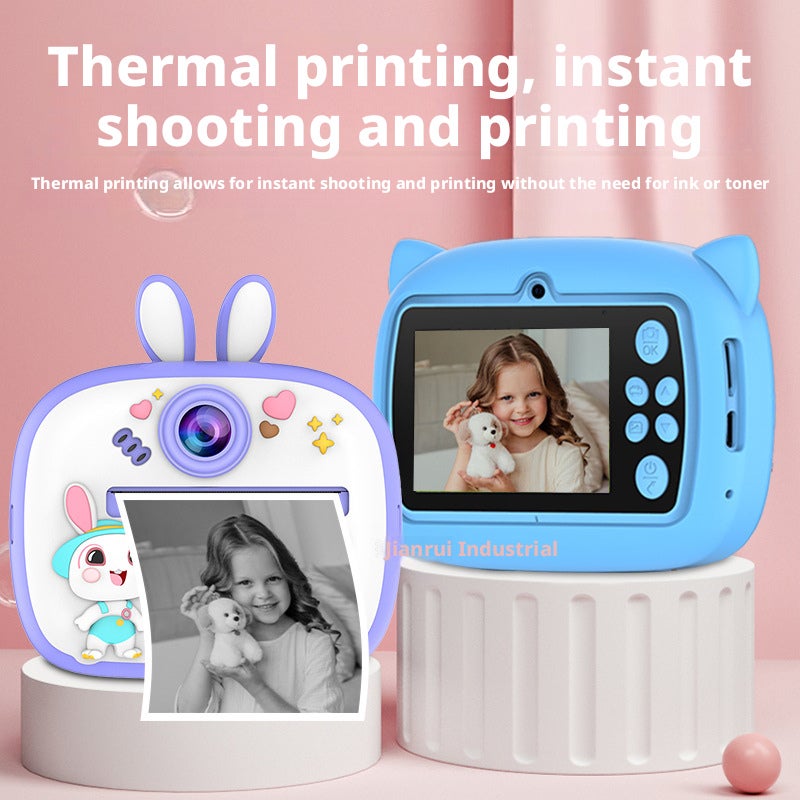 Children's Instant Camera Mini Thermal Paper Printer Digital Camera - Image 4