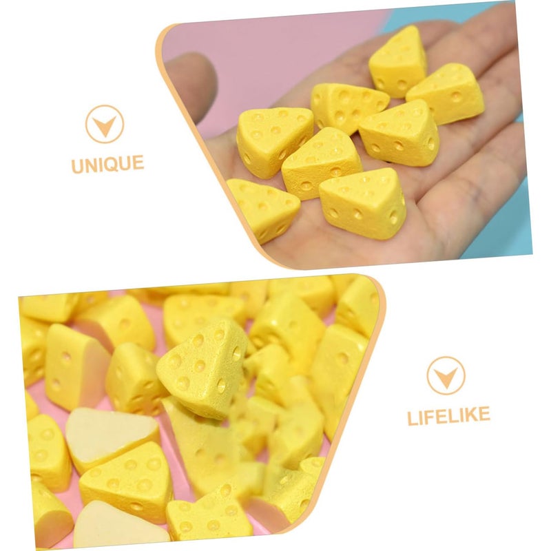 40Pcs Mini Artificial Cheesecake Decorations For Cake Display Photography Props - Image 4