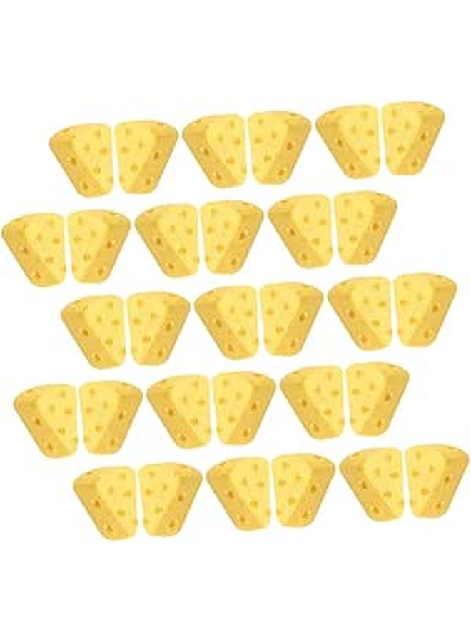 40Pcs Mini Artificial Cheesecake Decorations For Cake Display Photography Props - Image 1