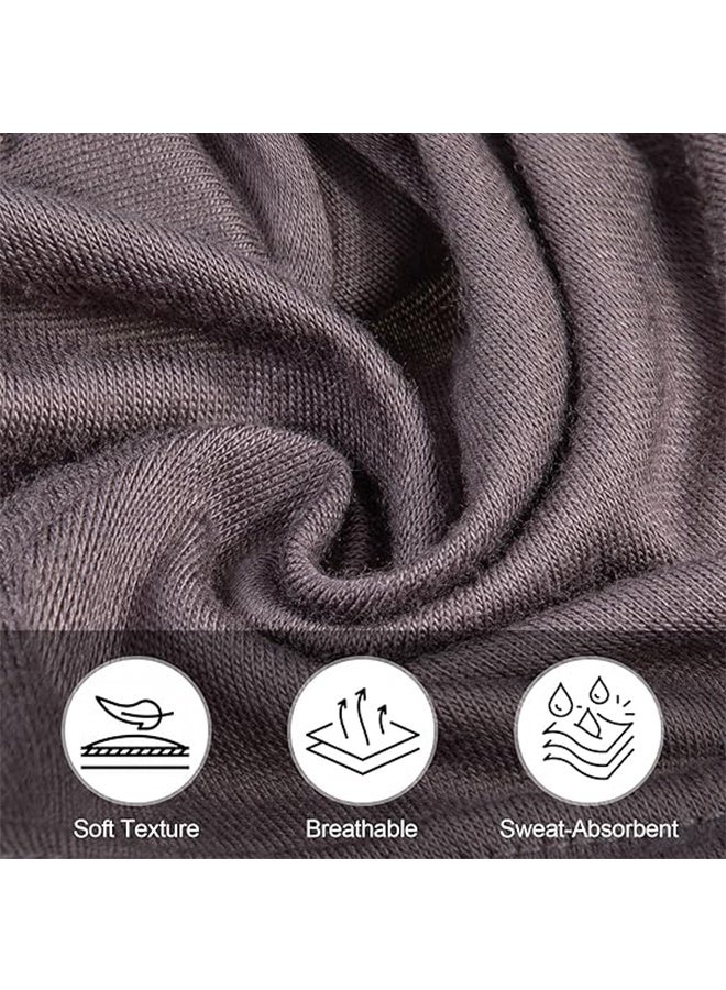 واي جيه غطاء عمامة داخلي 2 قطع قابل للتعديل وشاح سفلي نسائي مسلم أسود ، بيج ، رمادي - Image 4