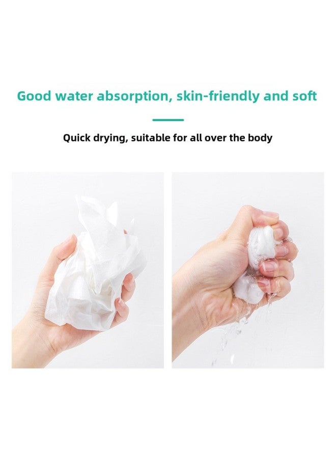 منشفة للاستخدام مرة واحدة، حمام للقدم، منشفة للقدم، منشفة للقدم، قماش غير منسوج، صالون تجميل، صالون شعر، باديكير للفنادق، حمام للقدم - اللون: 75 جرامًا من القماش السميك للغاية/نمط لؤلؤي/100 ورقة - Image 3