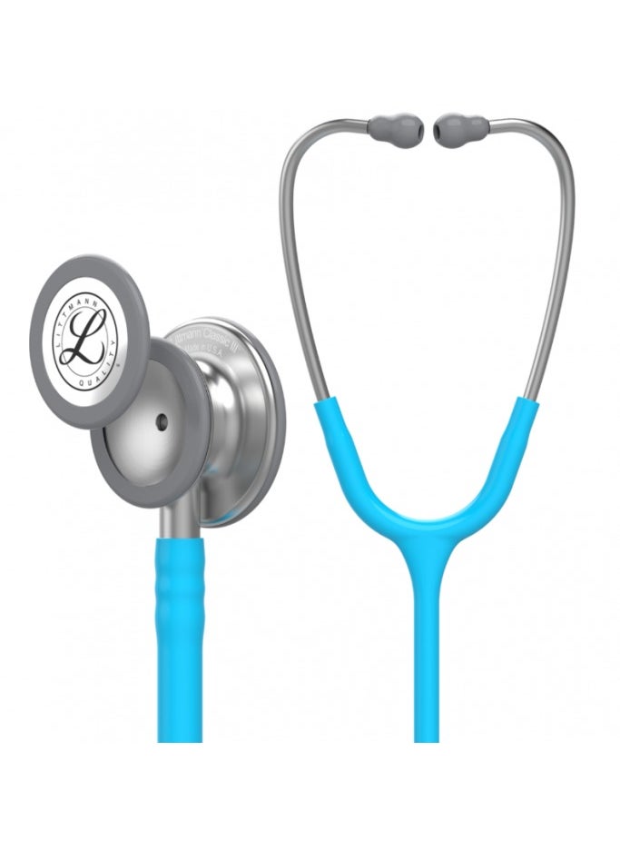 Littmann 3M Littmann 5635 Classic III Monitoring Stethoscope Dual Head Design with Tunable Diaphragms for Adult Pediatric Use Chestpiece Durable Tubing High Acoustic Sensitivity for Accurate Diagnosis 