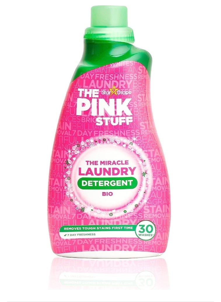The Pink Stuff Star Drops - Laundry Liquid wash Bio - 960ml - Image 1