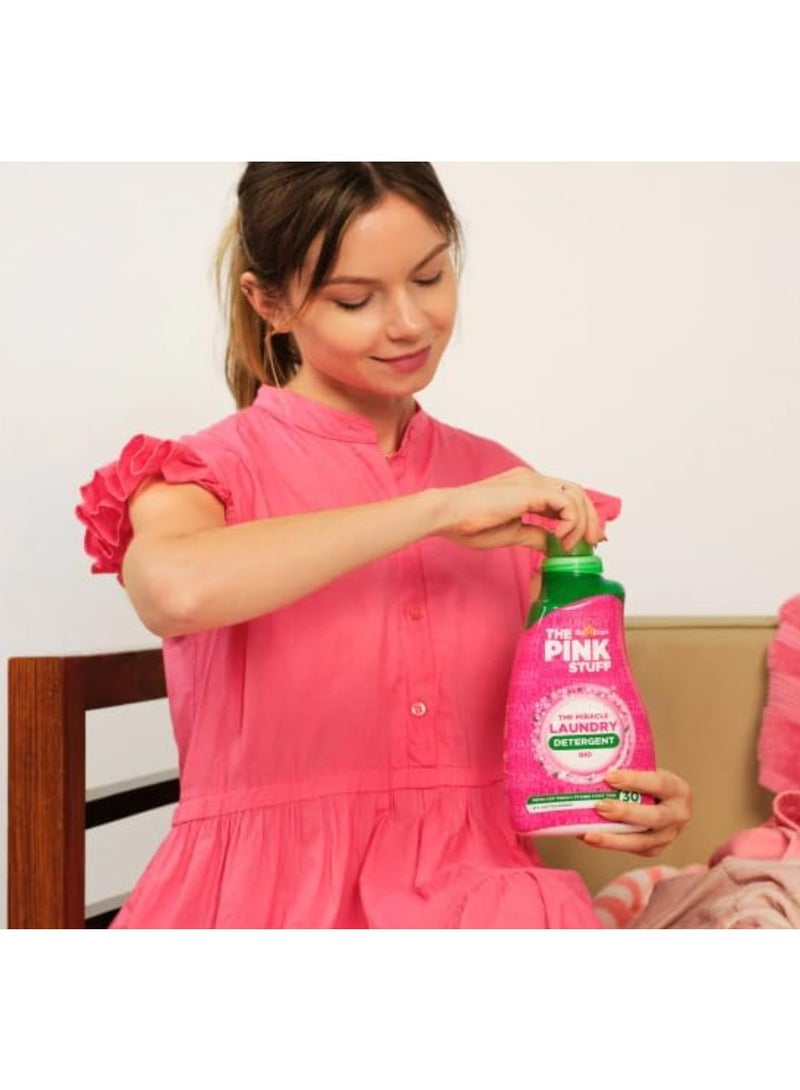 The Pink Stuff Star Drops - Laundry Liquid wash Bio - 960ml - Image 3