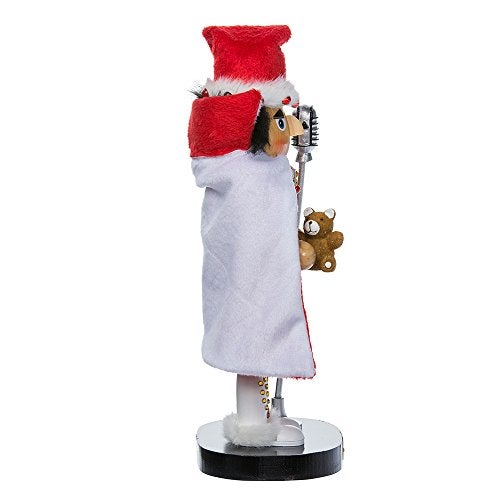 Elvis Presley Kurt Adler Elvis in White Suit Nutcracker, 10-Inch - Image 4