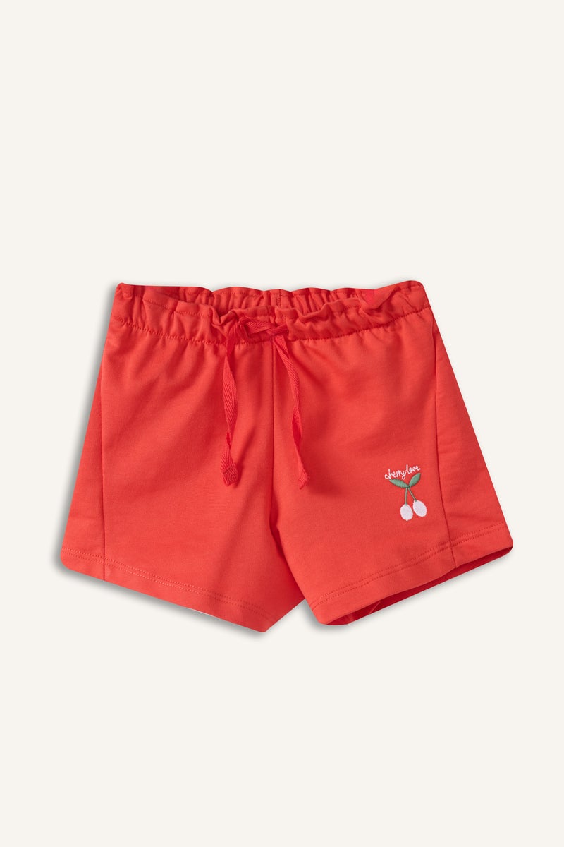 DeFacto Red BabyGirl Baby Girl Normal Waist Shorts Casual - Image 1