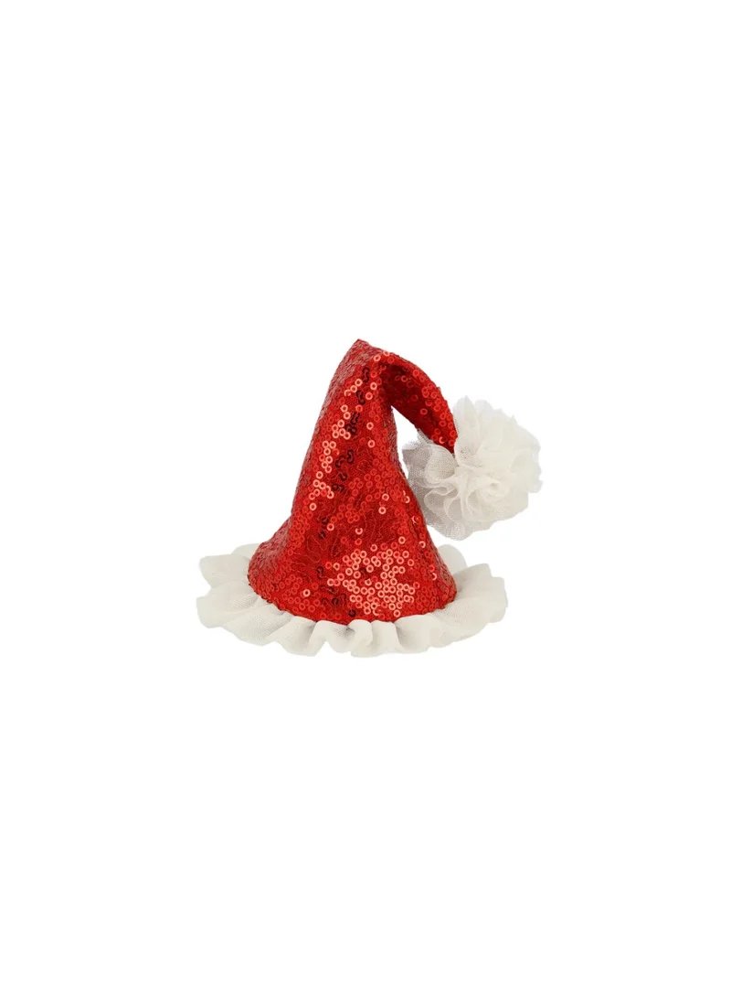 Meri Meri Sequin Santa Hat Hair Clip