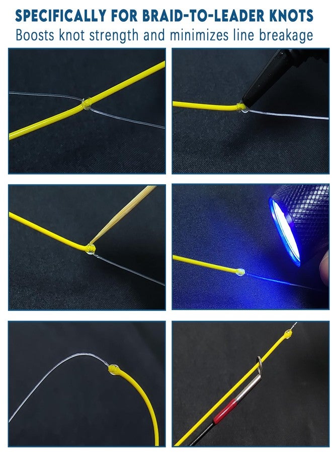 Eupheng Knot Sense for Fishing Knots and Fly Repairs, Ideal for Braid to Leader Knot Strengthening Smooth, Flexible Finish - Image 3