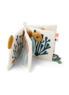 done by deer Sea Friends Activity Book Durable Baby Book With Soft Seashell Teether Crinkling Surfaces Tactile Textures And Toy Link For Onthego Entertainment.  - Image 4