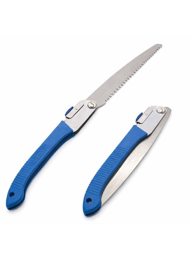 Hand Folding Saw 55cm with Sharp Steel Blade & Compact Design - Perfect for Tree Pruning, Woodworking, Camping, and Outdoor Activities - Image 2