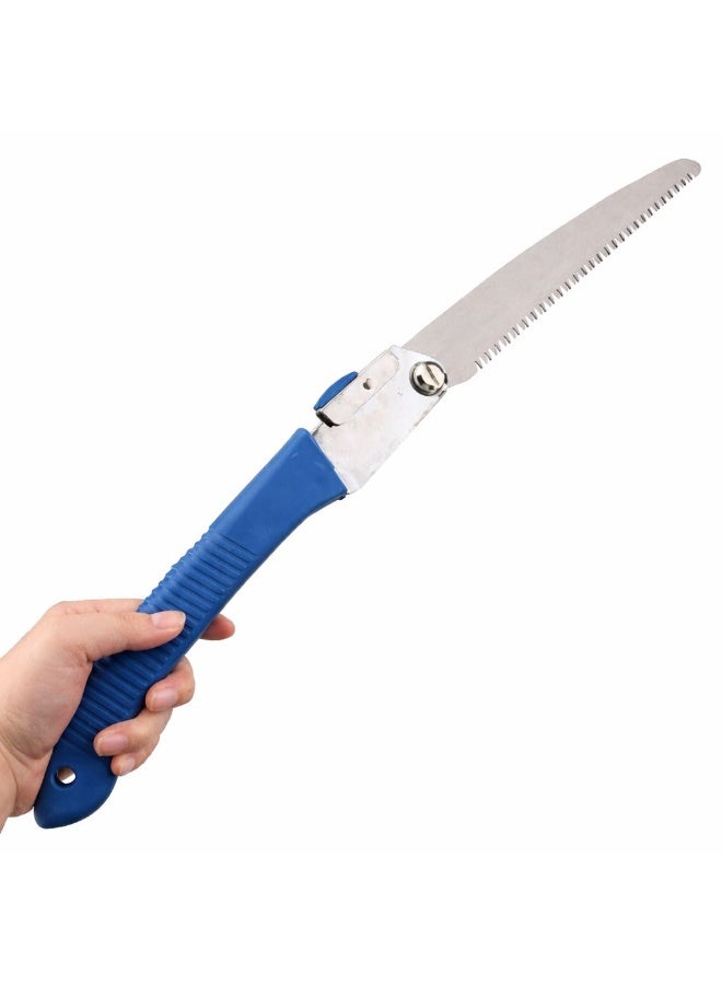 Hand Folding Saw 55cm with Sharp Steel Blade & Compact Design - Perfect for Tree Pruning, Woodworking, Camping, and Outdoor Activities - Image 1