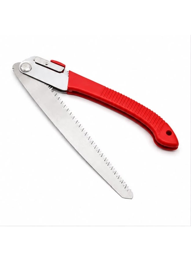Hand Folding Saw 55cm with Sharp Steel Blade & Compact Design - Perfect for Tree Pruning, Woodworking, Camping, and Outdoor Activities - Image 3