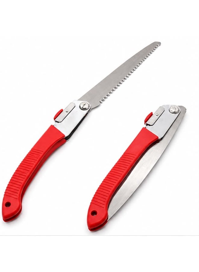 Hand Folding Saw 55cm with Sharp Steel Blade & Compact Design - Perfect for Tree Pruning, Woodworking, Camping, and Outdoor Activities - Image 1