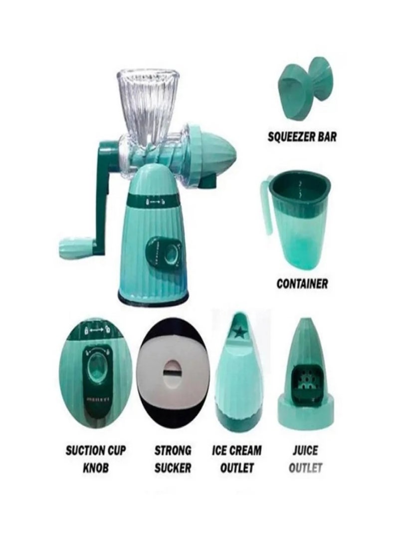 Meileyi - 2-in-1 Manual Juicer & Ice Cream Maker - Image 1