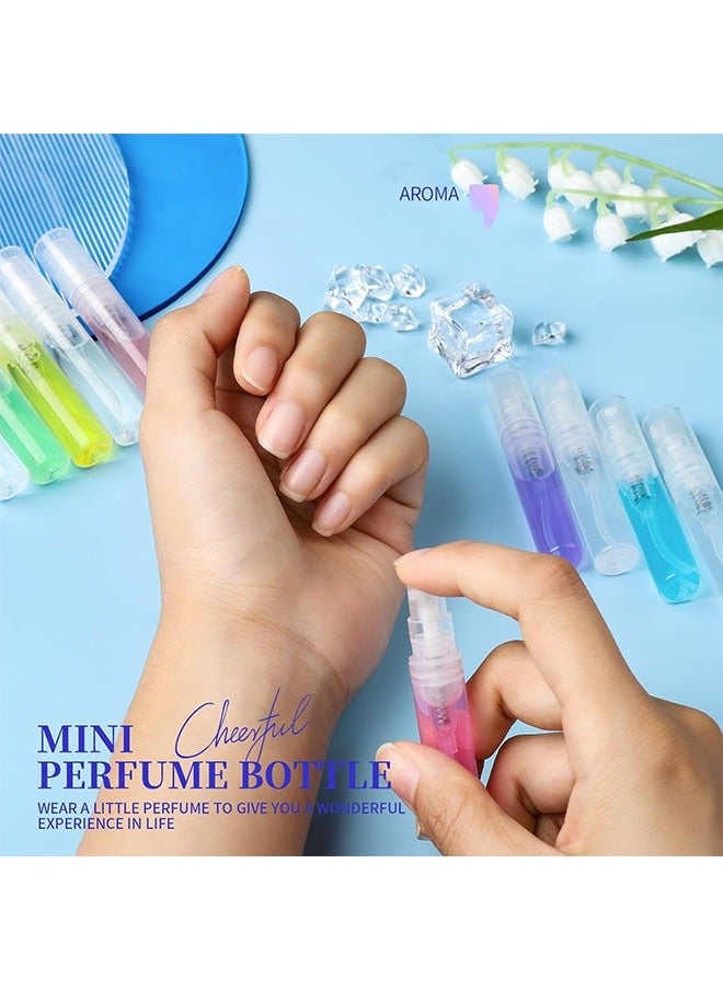 Generic - 15-Piece 3ml Mini Spray Bottle, Clear Empty Plastic Spray Bottle,Refillable Fine Mist Perfume Bottle, Perfume Atomizer, Portable Small Empty Sample Containers for Travel Outgoing - Image 1