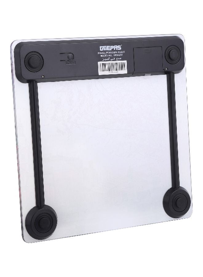 Geepas Digital Scale - Super Slim Design, 5mm Tempered Glass Platform, Auto On/Off, 150 Kg Capacity with 3 Units Reading, Overload, Auto Zero Setting Multicolour - Image 2