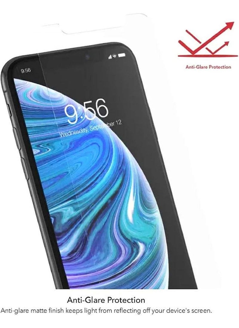 InvisibleShield Glass+ Anti-Glare Tempered Glass for iPhone Xs/ X Screen Protector - Matte/ Anti-Glare  - Image 3