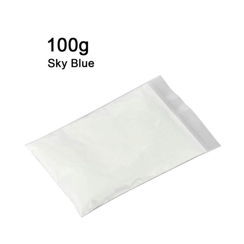 klarako Fluorescent powder, 100 g Professional luminescent pigments Phosphorescent paint Photoluminescence Non-toxic aluminum Strontium Aluminum neon lights Dark pigment nights(03) - Image 2