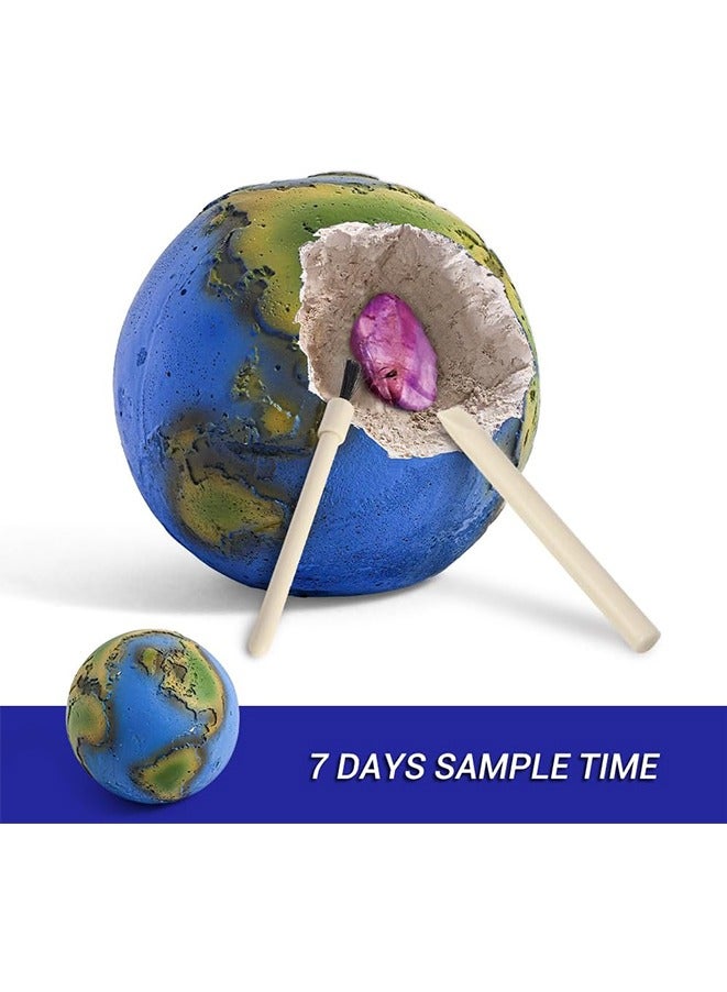 Gemstone Dig Kit - Earth Planets Dig Kits Science Kits for Kids Age 6-8, STEM Science Educational Toys, Space Toys Gift for Boys and Girls  - Image 4