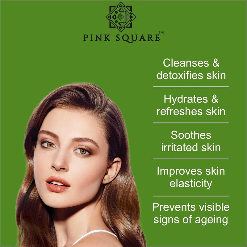 Pink Square Cucumber Face Toner Refreshing Face Mist  Toner  Toner for Hydrating Skin  AlcoholFree Mist  toner for open pores Tightening Pack of 4 of 100 ML - Image 3