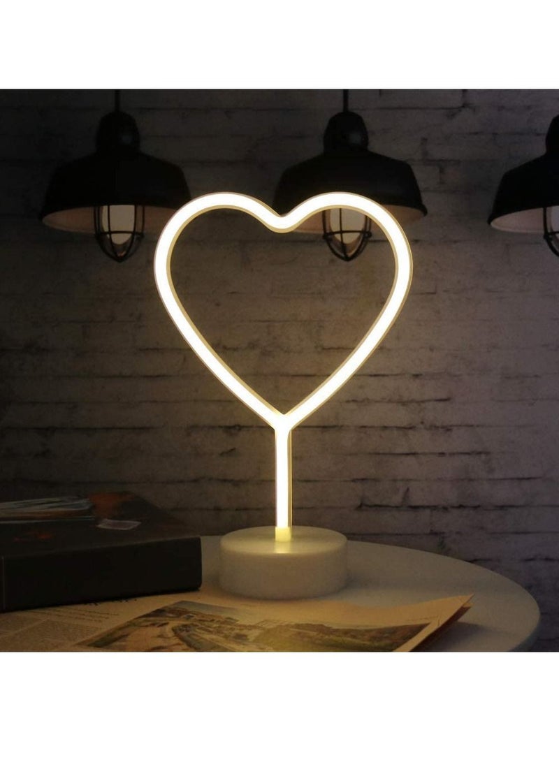 DubaiGallery LED Neon Signs, Fantasee Decorative Neon Night Light Battery Operated for Living Room Home Wedding Party Ramadan Kids Birthday Festival Decor (Love)  - Image 3