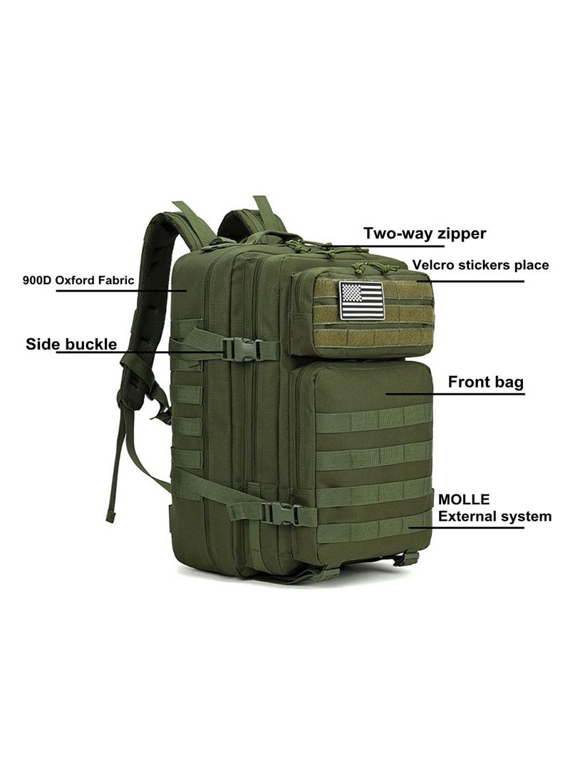 Cool Baby COOLBABY Military Tactical Backpack Large 45L Molle Bag Backpacks Rucksacks for Hiking Outdoor Camping Trekking Hunting - Image 2
