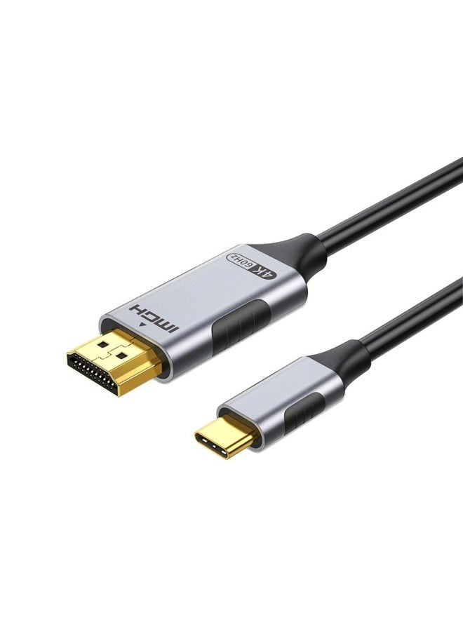 نيوترل كابل محول من Type-C إلى HDMI، كابل شاشة متطابقة بدقة 4K للهاتف المحمول والكمبيوتر، كابل تحويل من Type-C إلى HDMI - Image 5