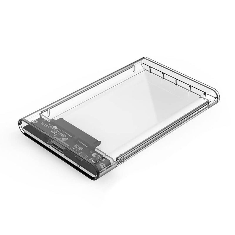 RACK USB3.0/2.0 HDD Enclosure 2.5in, Transparent