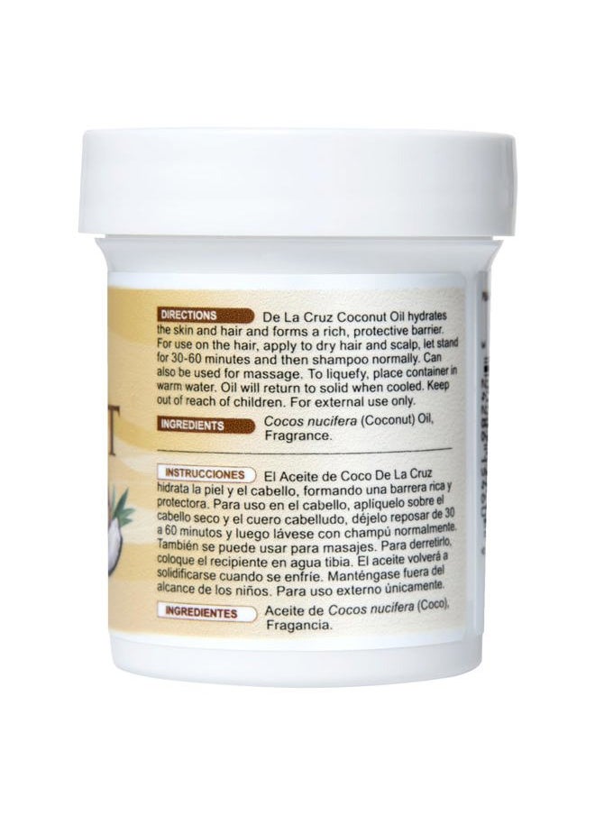 De La Cruz De la Cruz Coconut Oil - Expeller Pressed Coconut Oil for Skin and Hair - Natural Moisturizer for Skin and Hair - 2.2oz  - Image 2