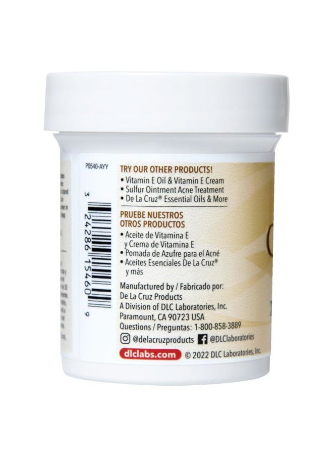 De La Cruz De la Cruz Coconut Oil - Expeller Pressed Coconut Oil for Skin and Hair - Natural Moisturizer for Skin and Hair - 2.2oz  - Image 3