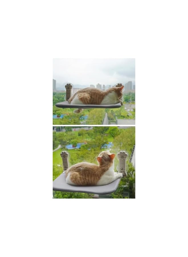 jaexest Cat Window Bed, Hammock,Cat Window Mounted Sunny Seat for Small Housecat Up to 15kgs(with Suction Cups) - Image 5