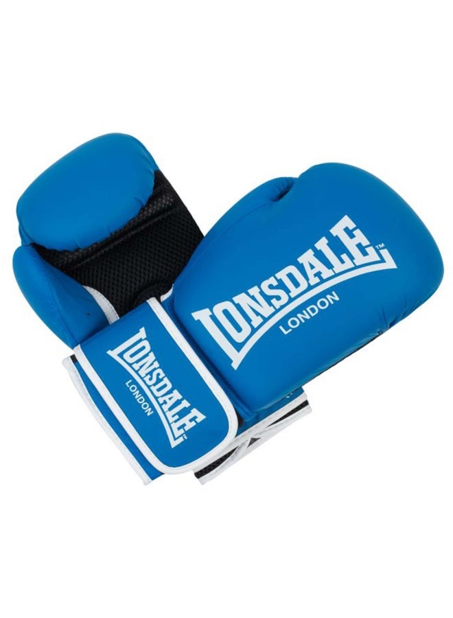 Lonsdale Ashdon Training Gloves Blue/White 12 Oz - Image 1